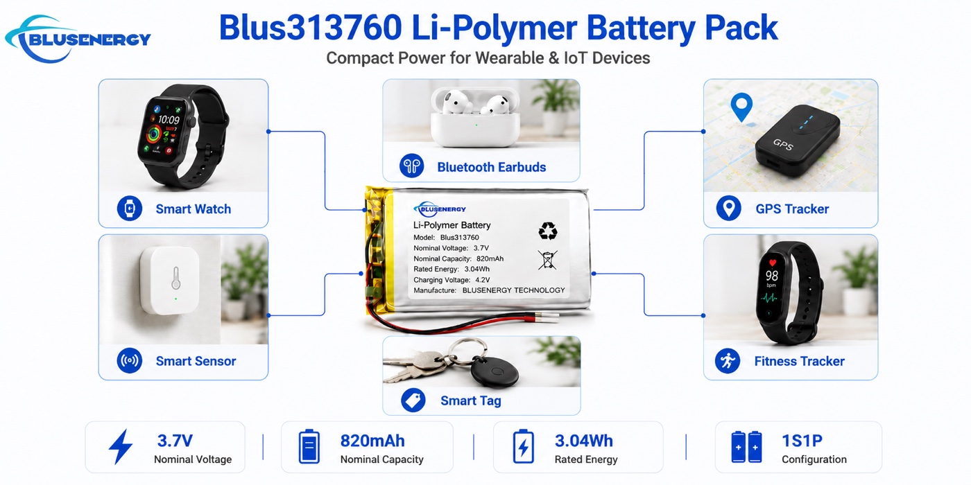 Kundenspezifischer 3.7V 820mAh 313760 Lithium-Polymer-Zelle - Anwendungen